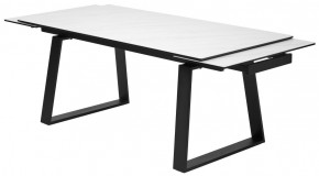 Стол VASTO 180 MARBLES KL-99 Белый мрамор матовый, итальянская керамика/ черный каркас, ®DISAUR в Кировграде - kirovgrad.mebel24.online | фото 6