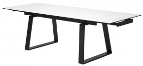 Стол VASTO 180 MARBLES KL-99 Белый мрамор матовый, итальянская керамика/ черный каркас, ®DISAUR в Кировграде - kirovgrad.mebel24.online | фото 9