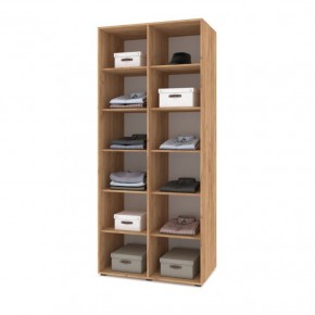 СТОУН С23 Шкаф 2-х створчатый (дуб золотой/графит) в Кировграде - kirovgrad.mebel24.online | фото 3