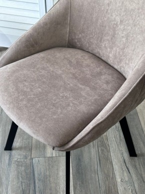 Стул CASA, 360 град. поворот. B5 Капучино, велюр / черный каркас,М-City в Кировграде - kirovgrad.mebel24.online | фото 3