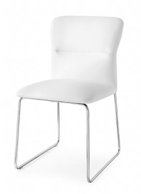 Стул FRIDA CB/1806-SK  MT.P77 CHROMED/  SKUBA S92 OPTIC WHITE в Кировграде - kirovgrad.mebel24.online | фото 1