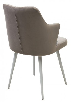Стул HERMAN 360 град. ЛАТТЕ #25, велюр / белый каркас М-City в Кировграде - kirovgrad.mebel24.online | фото 5