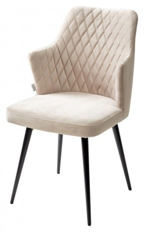Стул HERMAN 360 град. ЛАТТЕ #25, велюр / черный каркас М-City в Кировграде - kirovgrad.mebel24.online | фото 1