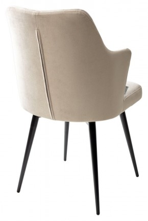 Стул HERMAN 360 град. ЛАТТЕ #25, велюр / черный каркас М-City в Кировграде - kirovgrad.mebel24.online | фото 4