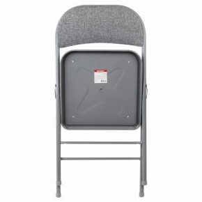 Стул складной BRABIX "Golf Plus CF-003 КОМФОРТ", серый каркас, серая ткань, 532890 в Кировграде - kirovgrad.mebel24.online | фото 3
