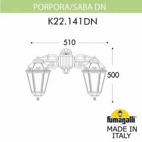 Светильник на штанге Fumagalli Saba K22.141.000.WYF1RDN в Кировграде - kirovgrad.mebel24.online | фото 2