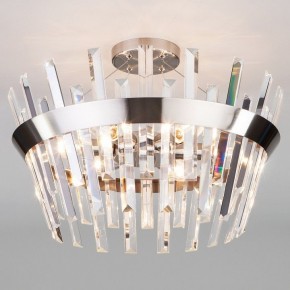 Светильник на штанге TK Lighting Steccato 10111/5 сатин-никель/прозрачный хрусталь Strotskis в Кировграде - kirovgrad.mebel24.online | фото 1