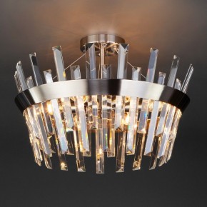 Светильник на штанге TK Lighting Steccato 10111/5 сатин-никель/прозрачный хрусталь Strotskis в Кировграде - kirovgrad.mebel24.online | фото 2