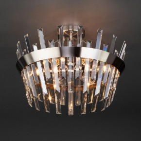 Светильник на штанге TK Lighting Steccato 10111/5 сатин-никель/прозрачный хрусталь Strotskis в Кировграде - kirovgrad.mebel24.online | фото 3