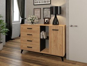 СВЕТЛАНА Комод-тумба  (дуб золотой/венге) в Кировграде - kirovgrad.mebel24.online | фото