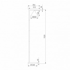 Торшер Elektrostandard Bevel a068473 в Кировграде - kirovgrad.mebel24.online | фото 2