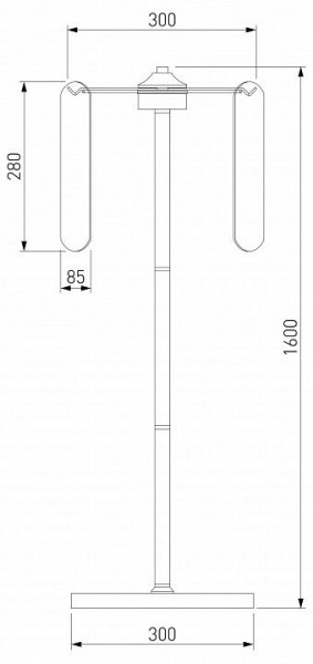 Торшер Eurosvet Claire 01171/3 золото в Кировграде - kirovgrad.mebel24.online | фото 3