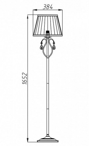 Торшер Maytoni Brionia ARM172-11-G в Кировграде - kirovgrad.mebel24.online | фото 2