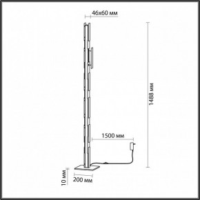 Торшер Odeon Light Fierro 4991/36FL в Кировграде - kirovgrad.mebel24.online | фото 4