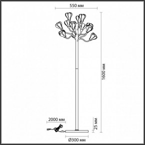 Торшер Odeon Light Gardi 5090/12F в Кировграде - kirovgrad.mebel24.online | фото 5