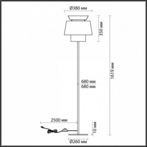 Торшер Odeon Light Kressa 4992/1F в Кировграде - kirovgrad.mebel24.online | фото 4