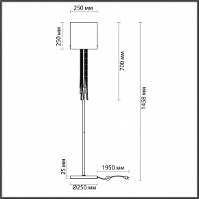 Торшер Odeon Light Nicole 4890/1F в Кировграде - kirovgrad.mebel24.online | фото 4