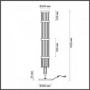 Торшер Odeon Light York 4788/12F в Кировграде - kirovgrad.mebel24.online | фото 3