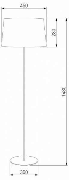 Торшер TK Lighting Maja 2919 Maja в Кировграде - kirovgrad.mebel24.online | фото 2