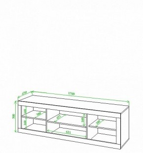 Тумба под ТВ Toivo Кон170 в Кировграде - kirovgrad.mebel24.online | фото 2