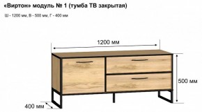 Тумба под ТВ Виртон-1 в Кировграде - kirovgrad.mebel24.online | фото 10