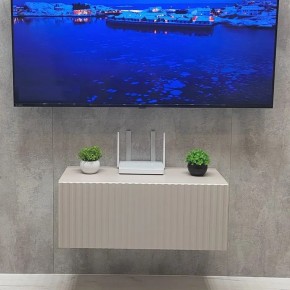 Тумба подвесная под ТВ LINES MTV1-MA 750 Бежевый (Леда-М 10.1.5) в Кировграде - kirovgrad.mebel24.online | фото 5