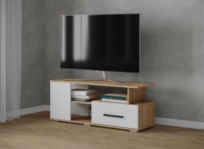 Тумба ТВ Парус-4 Дуб крафт золотой/Белый в Кировграде - kirovgrad.mebel24.online | фото