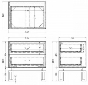 Тумбочка KFG085-NI в Кировграде - kirovgrad.mebel24.online | фото 5