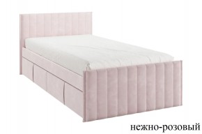 ТВИКС Кровать с ящиками 900 (нежно-розовый) в Кировграде - kirovgrad.mebel24.online | фото
