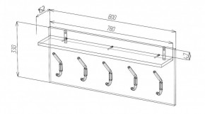ЮМИ Вешалка в Кировграде - kirovgrad.mebel24.online | фото 2