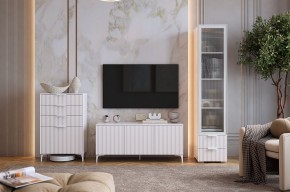 ЗЕФИР Гостиная К1 (белое дерево/белый муар) в Кировграде - kirovgrad.mebel24.online | фото 1