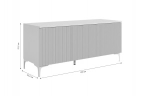 ЗЕФИР Гостиная К2 (белое дерево/черный муар) в Кировграде - kirovgrad.mebel24.online | фото 4