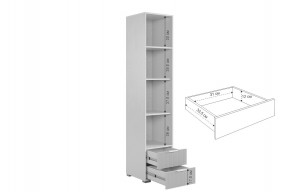 ЗЕФИР Гостиная К2 (белое дерево/черный муар) в Кировграде - kirovgrad.mebel24.online | фото 7